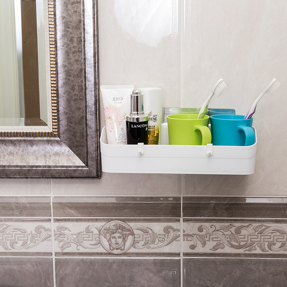 Bathroom Storage Rack Wall-Mounted Bathroom Storage Rack Wall-Mounted Toilet Storage Suction Cup Triangle Bathroom Punch-Free
