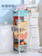 Plush Toy Storage Rack, Children's Doll Storage Rack, Small Cart, Bookshelf, Multi-Layer Snack Bucket Organizer