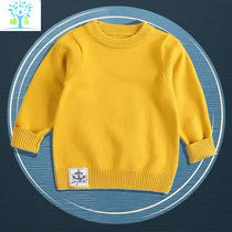 Baby Boy Sweater Girls New Little Boy Baby Boy Set Head Thin to hit bottom-knitted sweatshirt Spring-and-fall fur Line