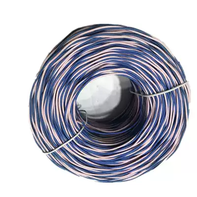 2-core twisted pair telephone jumper telephone blue and white jumper twisted pair red and white telephone jumper 100 m