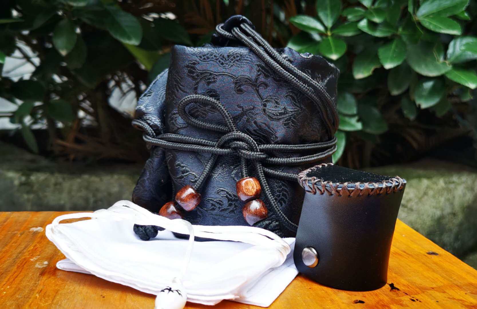Shakuhachi bag Songkou cap Luche