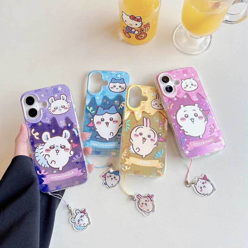 Chiikawa Flying Squirrel iPhone 17 Pro Max Usagi Hachiware Gradient Air Phone Case Suitable for Apple 16 Plus Protective Case 13 Xiaomi 15P Chiikawa Flying Squirrel iPhone 17 Pro Max Usagi Hachiware Gradient Air Phone Case Suitable for Apple 16 Plus Protective Case 13 Xiaomi 15P
