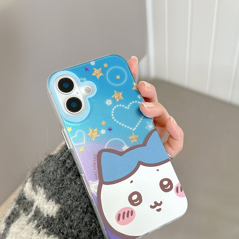Style 4 — Girls Chiikawa Hachiware Usagi Gradient iPhone Case