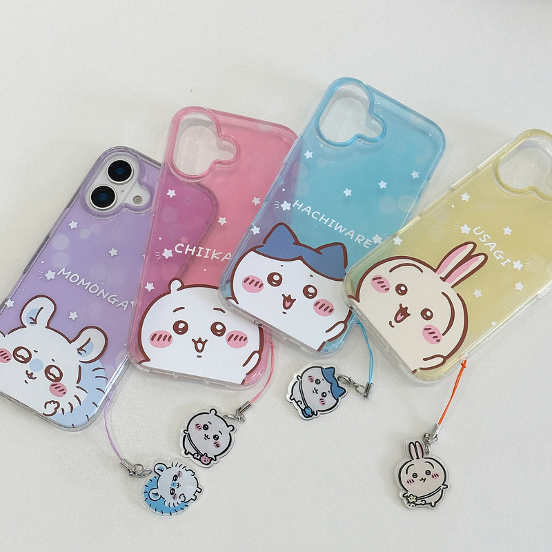 Samsung S26 Ultra Chiikawa Little Eight S25 Plus Transparent Glitter Hachiware Phone Case Usagi Usaki S24 Flying Squirrel Compatible with Samsung A56 Protective Case A55 Samsung S26 Ultra Chiikawa Little Eight S25 Plus Transparent Glitter Hachiware Phone Case Usagi Usaki S24 Flying Squirrel Compatible with Samsung A56 Protective Case A55
