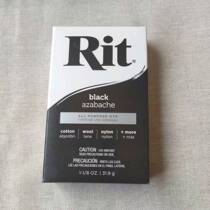 Domestic spot Rit black 8 oz powder dye