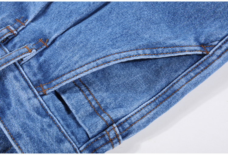 Của Apple men denim quần đích thực cà rốt quần trung niên feet quần lỏng eo cao giảm gấp đôi nếp gấp trung niên