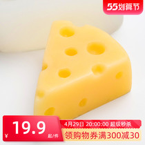 diy handmade soap silicone mold soap soap model sharper size cheese cheese soap mold about 70 gr