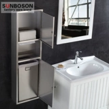 За зеркалом 304 нержавеющая сталь Скрытая скрытая темно -загруженная встроенная бумажная ящика ящика ящика -ящик для картонной бумаги с коробкой с картонной бумагой