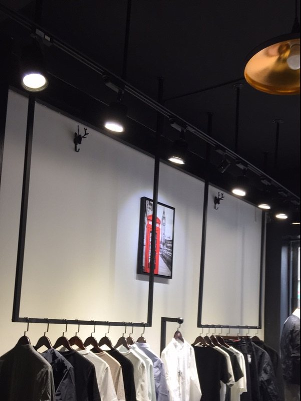 Iron On The Wall Clothing Rack Suspended Ceiling Wedding Frame