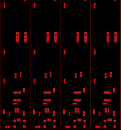 Ultra-thin SMT stencil 0 05mm thickness Laser SMT stencil 37x47cm
