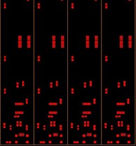 Ultra-thin SMT stencil 0 05mm thickness Laser SMT stencil 37x47cm
