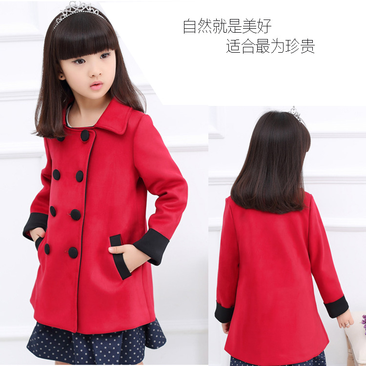 Manteau pour fille en laine - Ref 2161454 Image 49