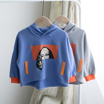 Broken clearance ~ boys and girls hooded clothes childrens long sleeve coat 2020 New Baby Childrens tide childrens clothing