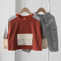 Loose thin childrens clothes boys baby childrens coat Korean personality tide childrens clothing 2020 Spring and Autumn New