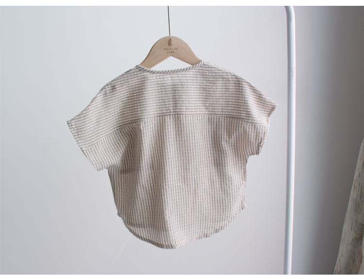 Áo sơ mi nam tay ngắn mùa hè 2019 trẻ em mới cotton mỏng Phần áo sơ mi trẻ em Hàn Quốc Quần áo trẻ em - Áo sơ mi áo sơ mi bé trai