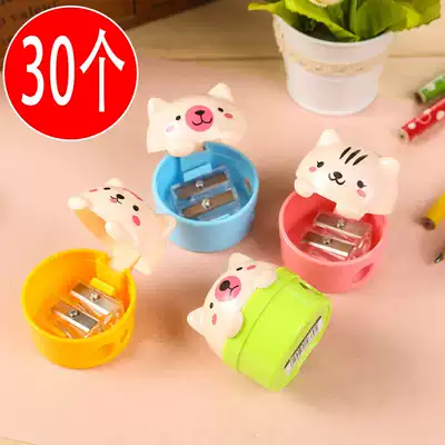 Children's pencil sharpener Pencil sharpener Cartoon pencil planer Primary school students prize gift stationery pencil sharpener wholesale