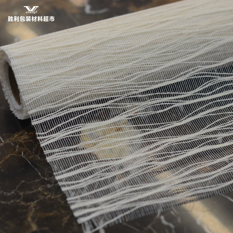 Victory Korean Imported Gauze Bouquet Packaging Mesh Dream Lulu Gauze Hand Account Mesh Vertical Strip Gauze