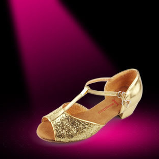 Children Latin Dance Shoes Girl Girl Girl Latin Dance Shoes Toddler Gold Soft-bottom Practice Shoes Dance Girl Dance Special Price
