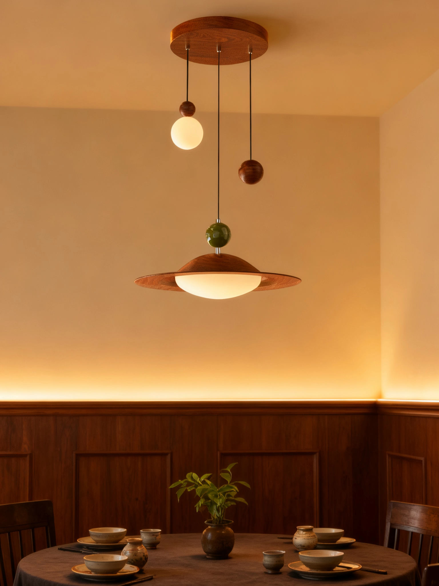 Medieval Style Restaurant Chandelier, Multi-Head Chandelier, Creative and Personalized Art, French Pastoral Style, Atmospheric Dining Table Lighting