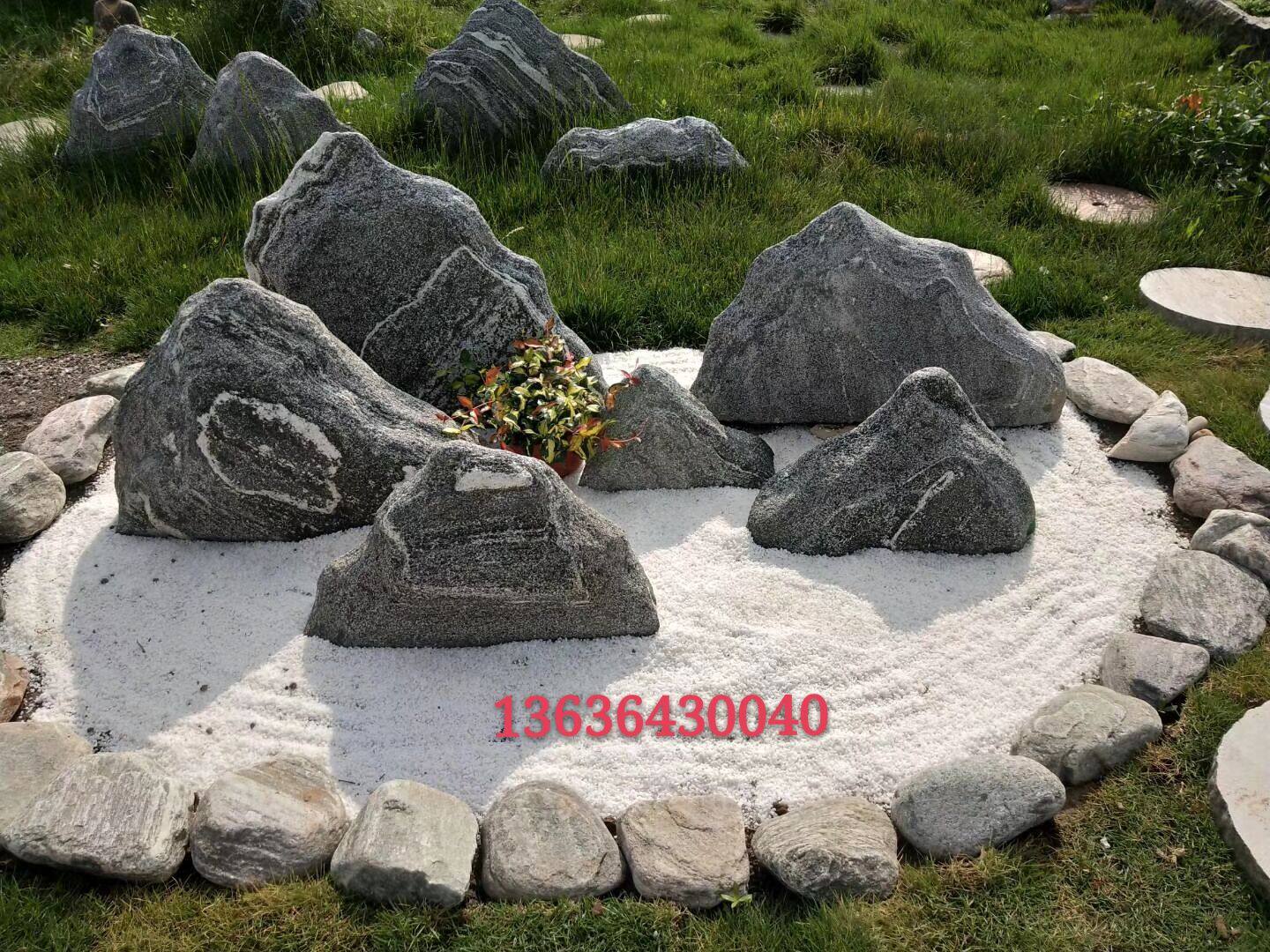 View Stone Outdoor Taishan Stone Indoor Snow Wave Stone Sliced Courtyard Withlandscape Decoration View Stone Fake Mountain Stone Garden