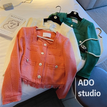 The new French famous celebrity style of the autumn and winter 2022 senior sentiment of the long sleeve tops