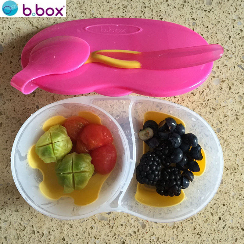 Australia bbox portable bowl with spoon lunch box Non-food bowl Australia b box split plate Sealed snack bowl Non-slip