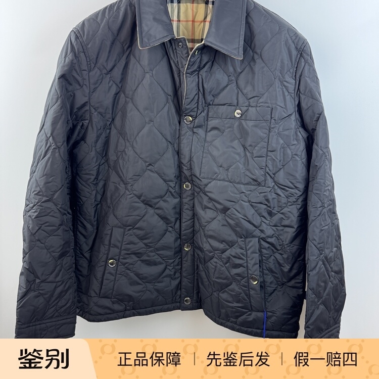 Domestic In-Stock Burberry New Thick Plaid Double-Sided Jacket Cotton Coat Domestic In-Stock Burberry New Thick Plaid Double-Sided Jacket Cotton Coat