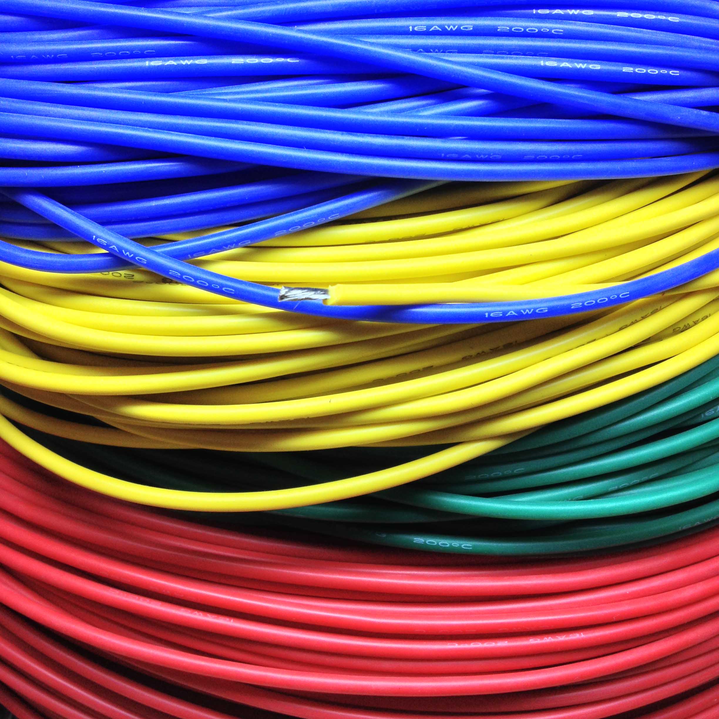 Super soft 16AWG 1 27 square high voltage 200 degrees 3KV pen line Outer diameter 3mm silicone wire connecting wire