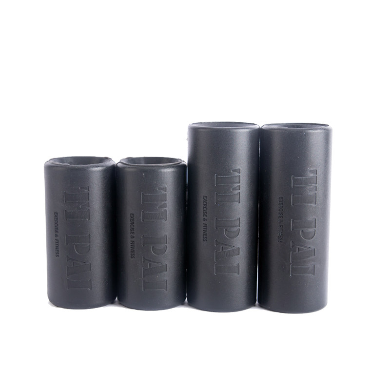 Gym equipment rod Auxiliary dumbbell grip Barbell thick grip sleeve Kettlebell front arm training Silicone accessories