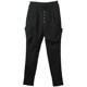 Lansa 2023 Spring and Autumn High Waist Harem Pants Trousers Slim Small Feet Casual Breasted Carrot Large Size Pants Women