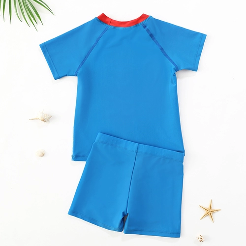 Детский купальник, раздельный быстросохнущий комплект, защита от солнца, подходит для подростков