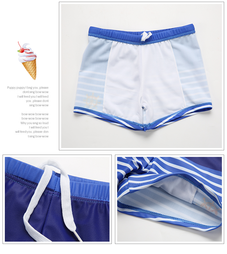 Quần bơi trẻ em cho bé trai Quần boxer trẻ em quần bơi bé trai chia nhỏ áo tắm trùm đầu nhanh khô đồ bơi h&m cho bé gái