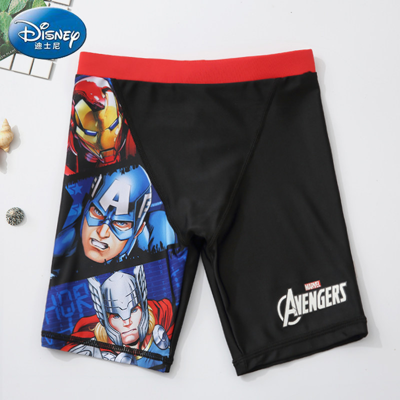 Disney children's swimming trunks, boys, middle and old children, quick-drying swimming trunks, baby boys, boxer swimwear, hot spring swimwear