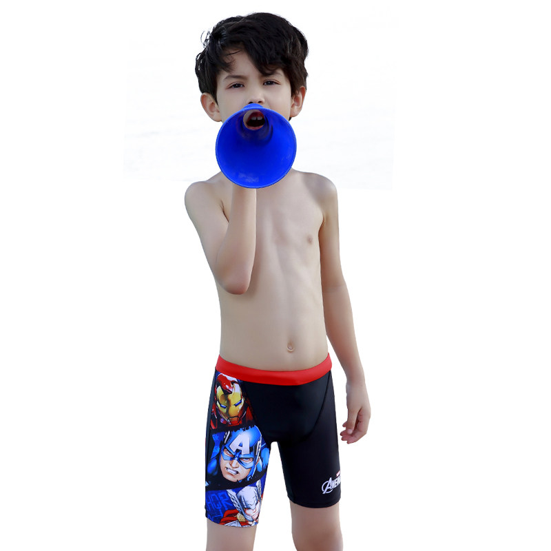 Disney children's swimming trunks, boys, middle and old children, quick-drying swimming trunks, baby boys, boxer swimwear, hot spring swimwear