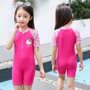 Đồ bơi trẻ em Hellokitty cô gái áo liền quần áo tắm trẻ em nhỏ bé lớn bé trai mùa xuân áo tắm chống nắng nóng