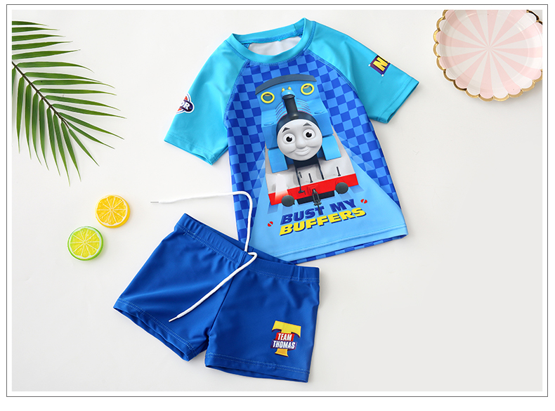 Thomas Children Áo tắm cho bé trai Bộ đồ bơi bé trai Bộ đồ bơi cho bé trai do boi cho be