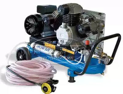 Honda gasoline engine motor long pipe submersible gas supply system Korch tow pipe diving gas supply Italian import
