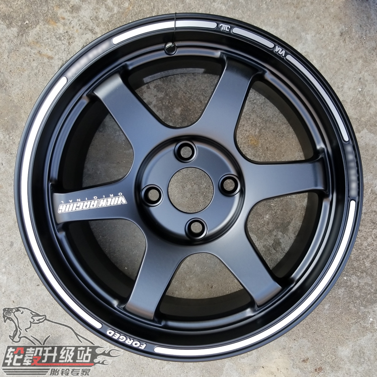 TE37 sửa đổi bánh xe 15 inch 17 inch cho Fit GK5 Swift Glory để làm lóa mắt Feng Fan Carnival K2 vành đúc xe ô tô