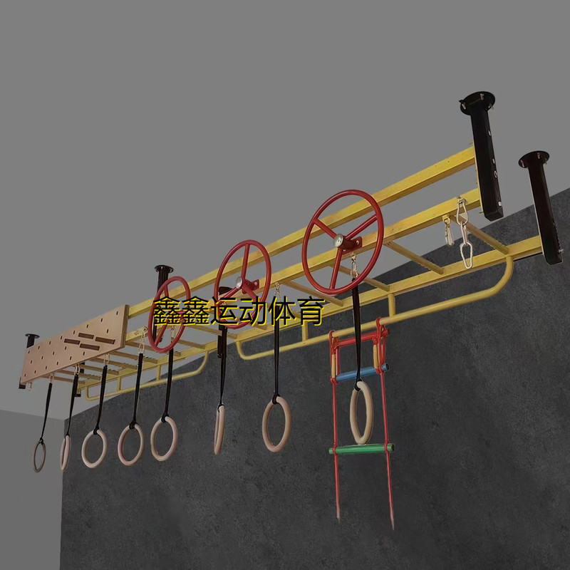 Teenage Ninja Track Equipment Physical Training Device with Hook Training Warrior Obstacle Course Aerial Obstacle Training Frame Teenage Ninja Track Equipment Physical Training Device with Hook Training Warrior Obstacle Course Aerial Obstacle Training Frame