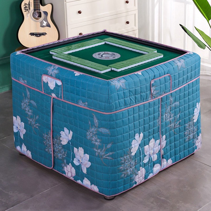 Mahjong machine roasting fire cover new thickened padded square automatic dining table cover cover electric stove bib cover cover