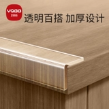 Невидимая защитная лента для стола, стеклянные накладки на углы, защита от столкновений