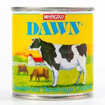 Myanmar specialty original old-fashioned condensed milk DAWN bubble Luda material 380g dessert egg tart baked milk tea material