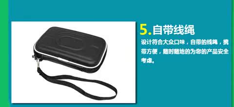 2,5 inch túi lưu trữ đĩa cứng di động EVA túi sốc cứng túi chất liệu không thấm nước đôi dây kéo kỹ thuật số di động điện bộ gói dòng dữ liệu nén cú sốc ẩm để bảo vệ ổ tay nhà ở - Lưu trữ cho sản phẩm kỹ thuật số hộp đựng tai nghe chụp tai