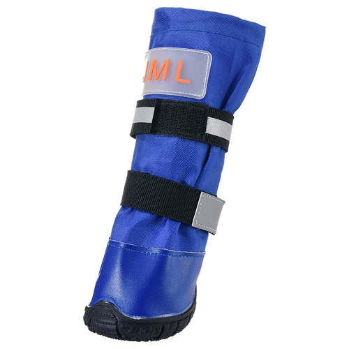 Непромокаемые сапоги для собак, водонепроницаемые, для корги, маленьких, средних и крупных собак, не падают с плюшевых питомцев, бахилы для золотистых ретриверов, обувь с мягкой подошвой, дождевые сапоги