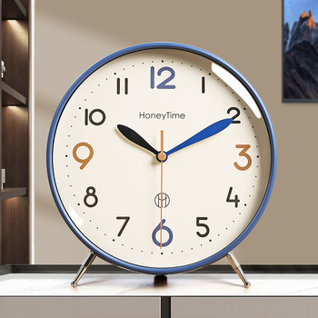 High-End Table Clock for Living Room 2025 New Model Desktop Clock Table Clock Alarm Clock Table Clock Elegant Creative Ornament
