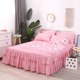 Cotton bed skirt three-piece set pure cotton non-slip bed cover one-piece bed cover fitted sheet thickened bed sheet bed cover dustproof cover