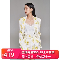 AS Qingli Chenxi | Silky touch white temperament acetic acid suit thin suit 2021 Autumn New