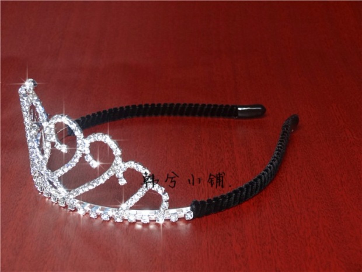 Mũ vương miện trẻ em công chúa vương miện vương miện cô gái túi vải headband tóc kẹp tóc cô gái sinh nhật cho thấy kẹp tóc nữ