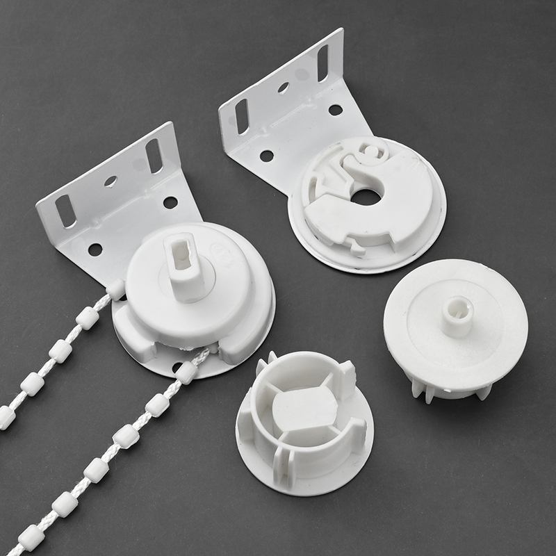 Roller Blind Pull Bead Accessories, Thickened Iron Head, Pull Cord, Roll-Up Blind, Adjustable Sunshade, Venetian Blind Bracket Set