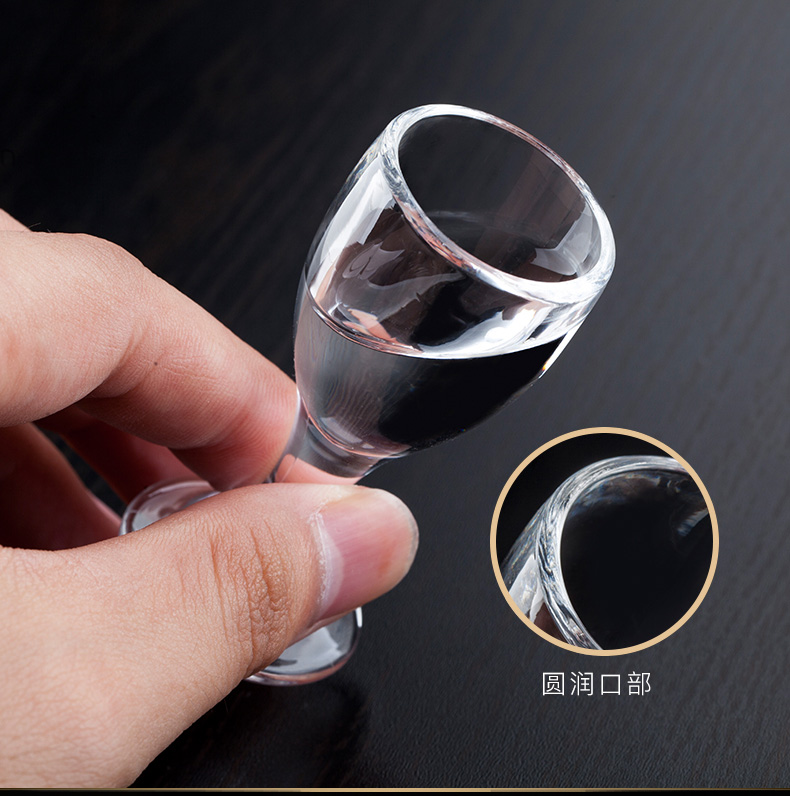 Rượu vang trắng thủy tinh đặt ly rượu vang ly rượu vang chai rượu vang mát rượu hầm rượu rõ ràng ly rượu vang cao ly nhỏ bộ ly uống rượu vang